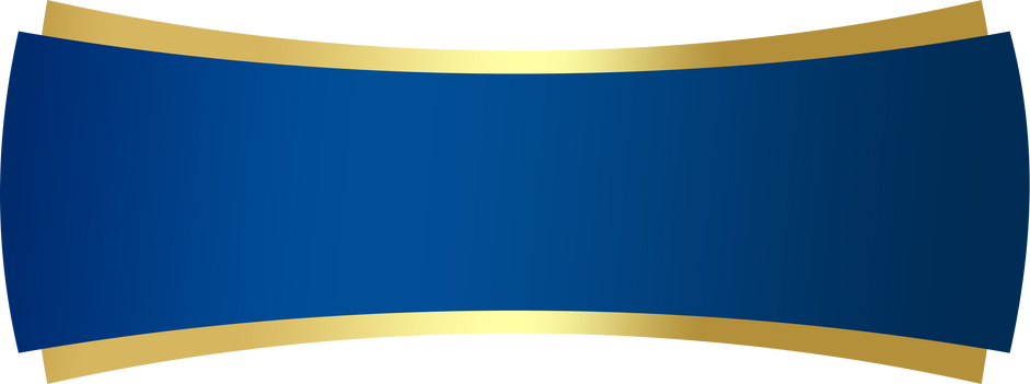blue banner curve gold